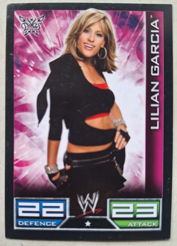 WWE Topps slam attax DIVA Lilian Garcia