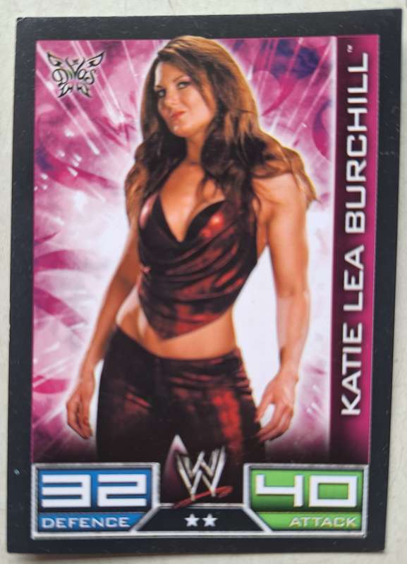 WWE Topps slam attax DIVA Katie Lea Burchill