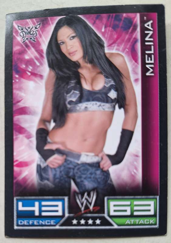 WWE Topps slam attax DIVA Melina