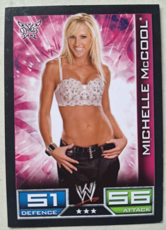 WWE Topps slam attax DIVA Michelle McCool