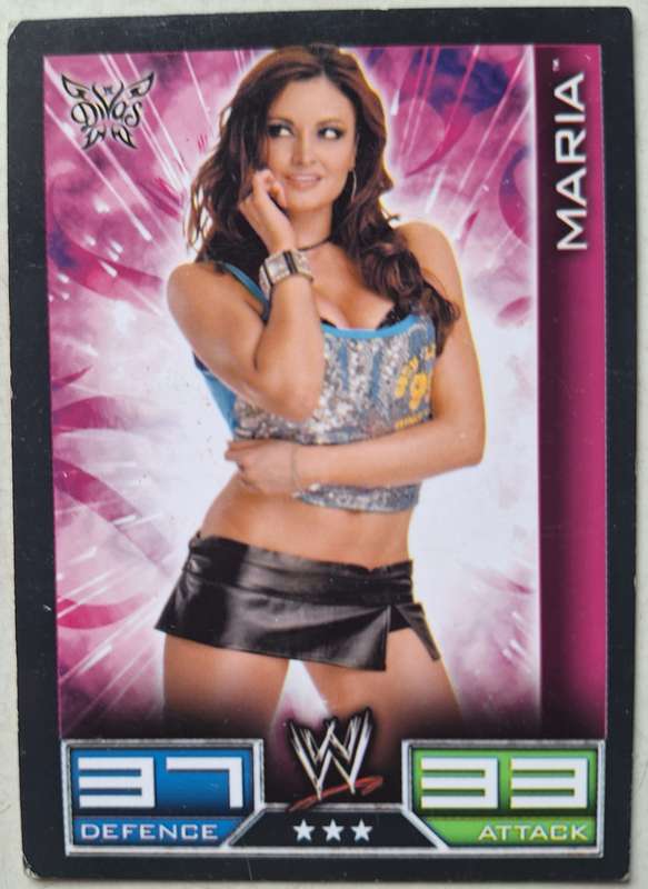 WWE Topps slam attax DIVA Maria