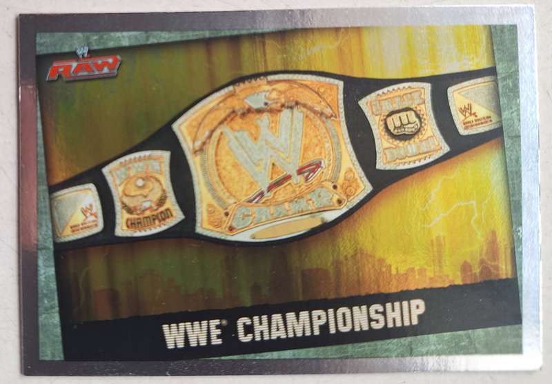 WWE Topps slam attax evolution WWE championship