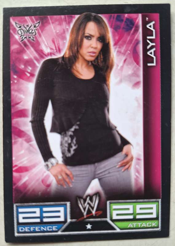 WWE Topps slam attax DIVA Layla