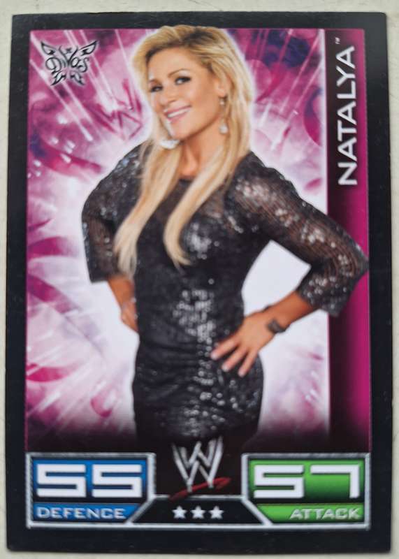 WWE Topps slam attax DIVA Natalya
