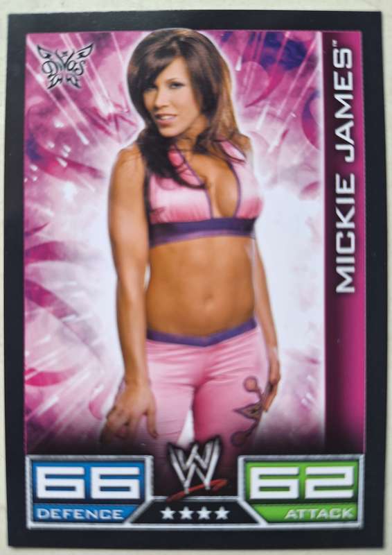 WWE Topps slam attax DIVA Mickie James