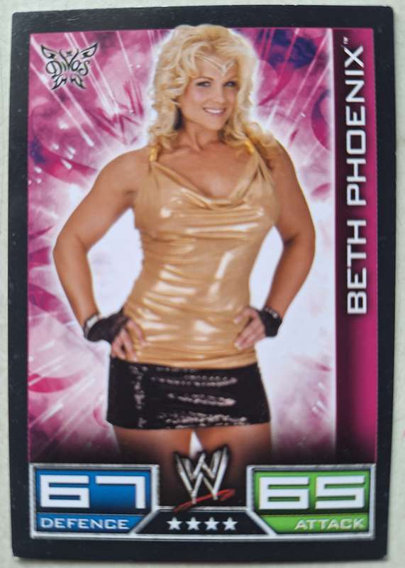 WWE Topps slam attax DIVA Beth Phoenix