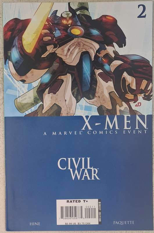 X-Men civil war #2 (2006)