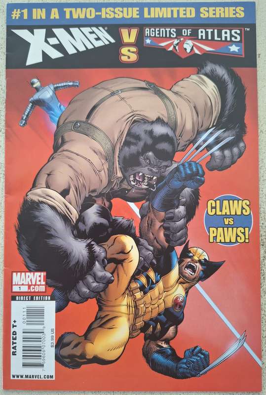 X-Men vs Agents of Atlas #1 (2009)