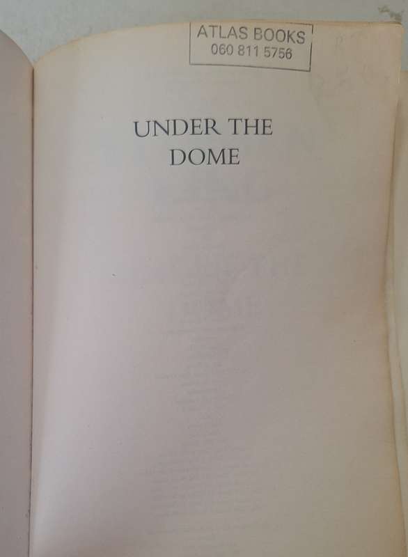 Under the Dome by Stephen King