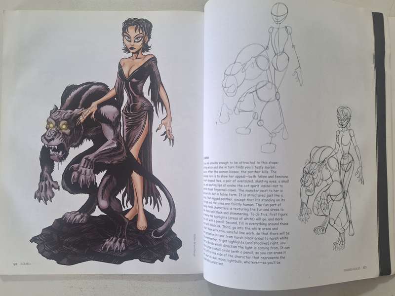 Scared! How to draw fantastic horror comic characters by Steve Miller & Bryan Baugh