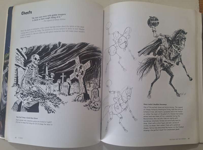 Scared! How to draw fantastic horror comic characters by Steve Miller & Bryan Baugh