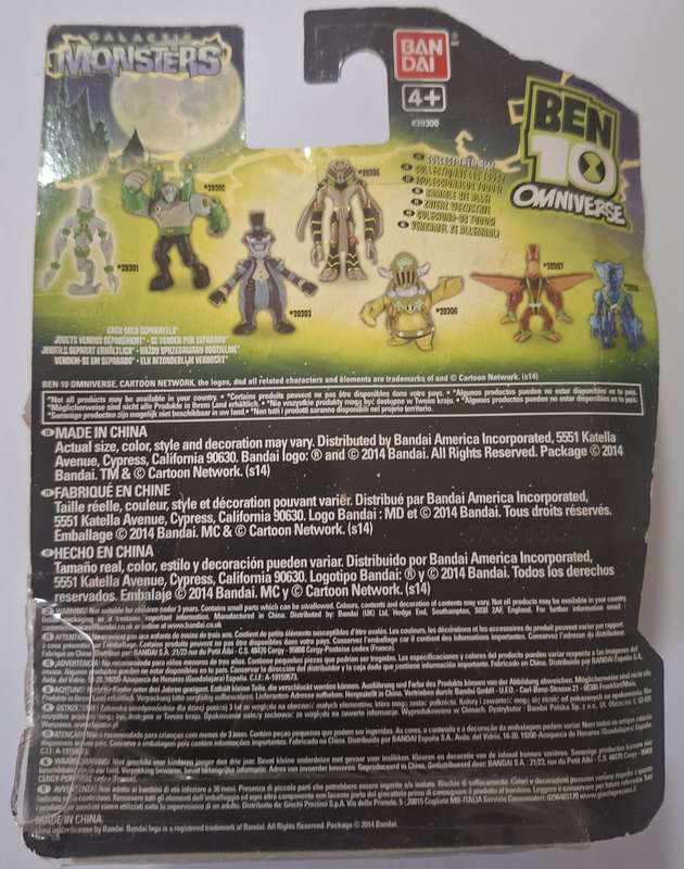 Ben 10 Omniverse Galactic Monsters Toe-Pick