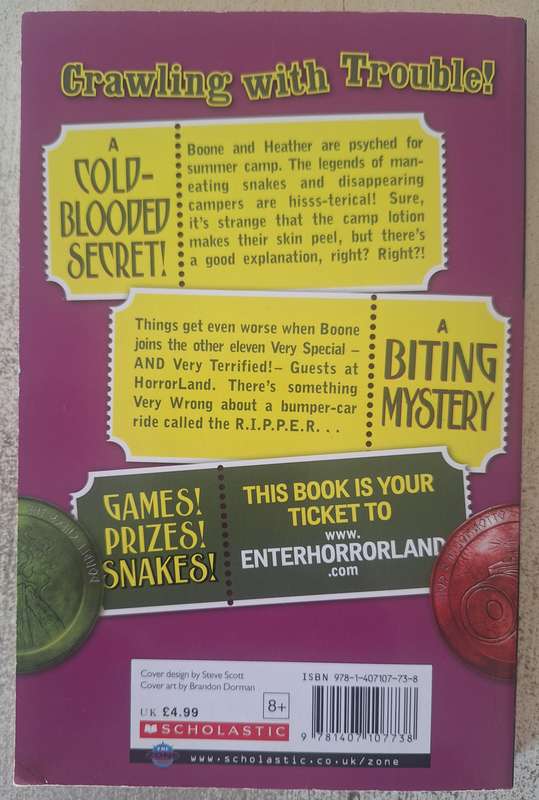Goosebumps Horrorland: Welcome to Camp Slither by R.L. Stine