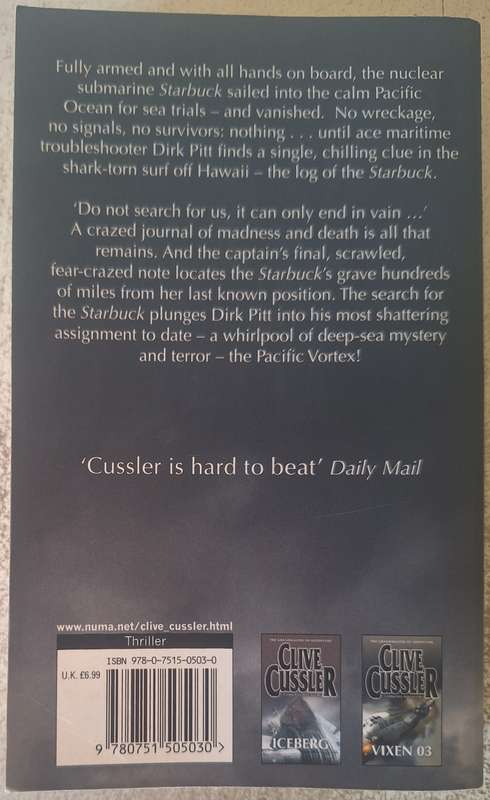 Pacific Vortex! by Clive Cussler