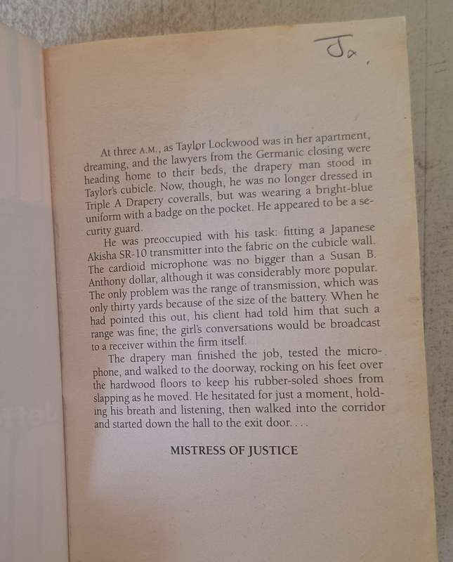 Mistress of Justice by Jeffery Deaver