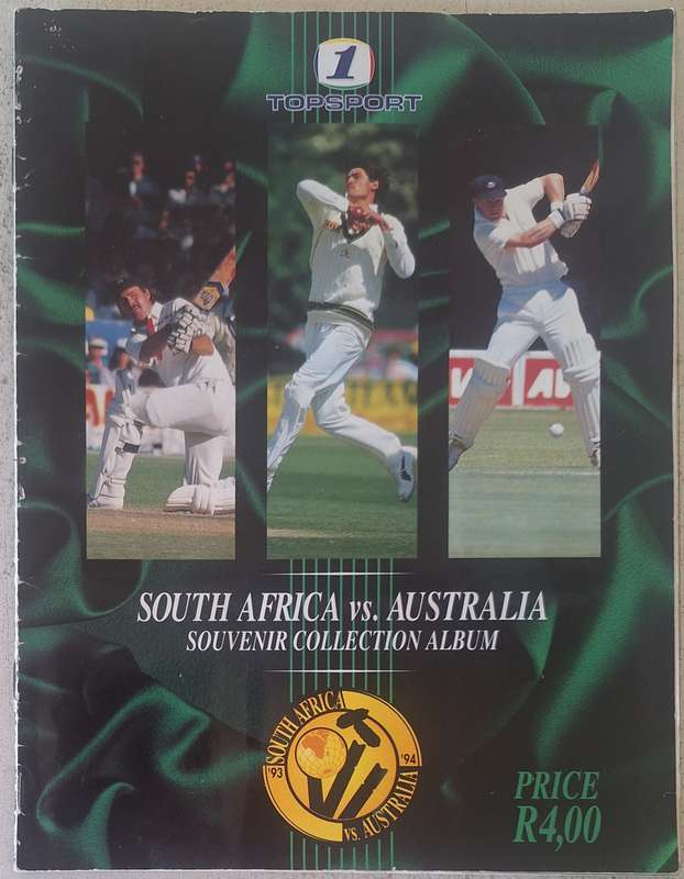 South Africa vs. Australia Souvenir Collection album