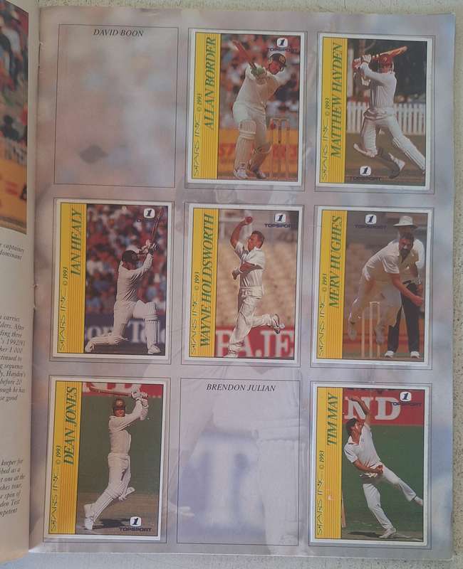 South Africa vs. Australia Souvenir Collection album