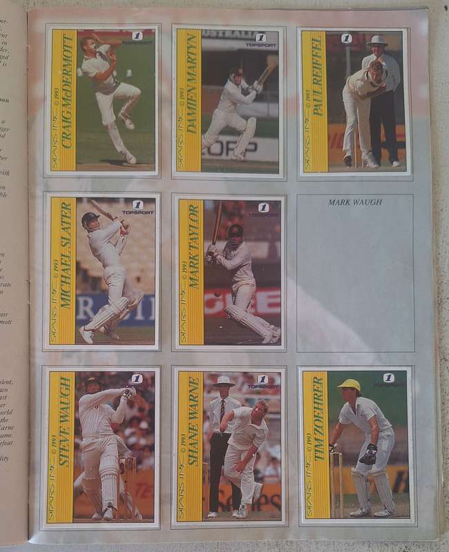 South Africa vs. Australia Souvenir Collection album