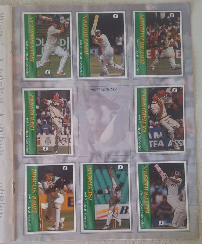 South Africa vs. Australia Souvenir Collection album