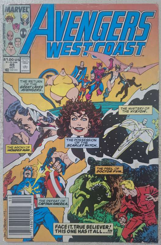 Avengers West Coast #49 (1989)