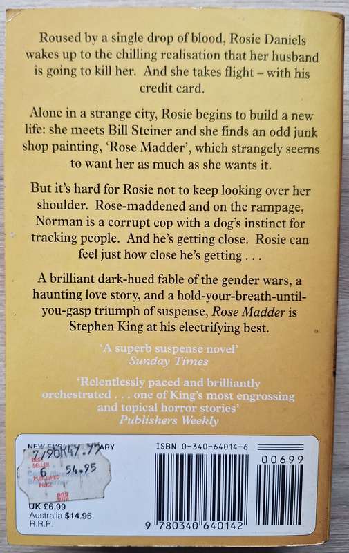 Rose Madder by Stephen King