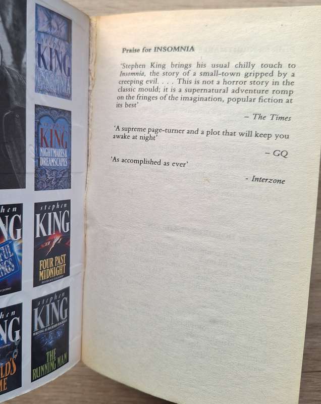 Insomnia by Stephen King