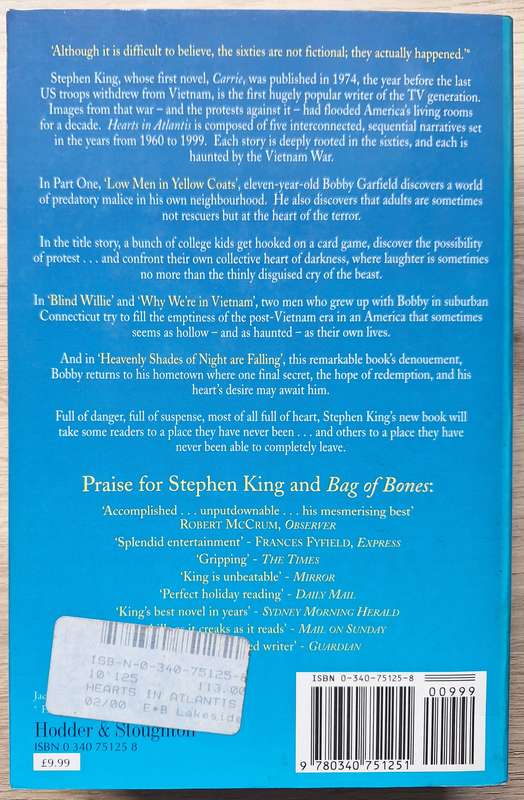 Hearts in Atlantis by Stephen King