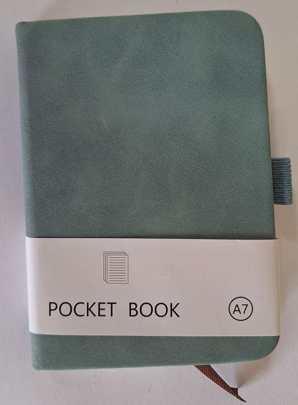 Pale Green journal 98 pages A7 size