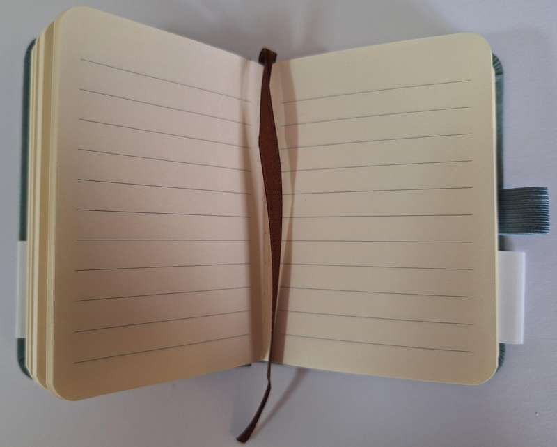 Pale Green journal 98 pages A7 size