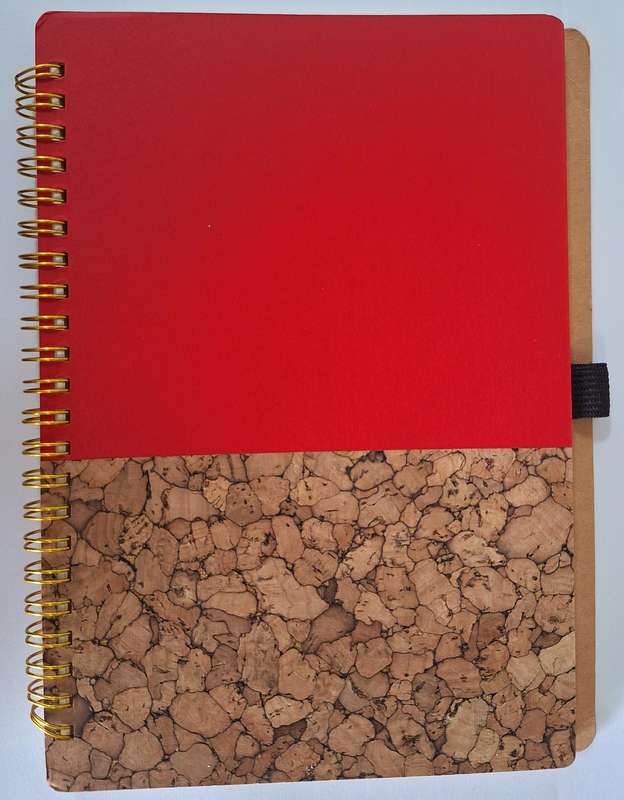 Red journal 80 pages A5 size