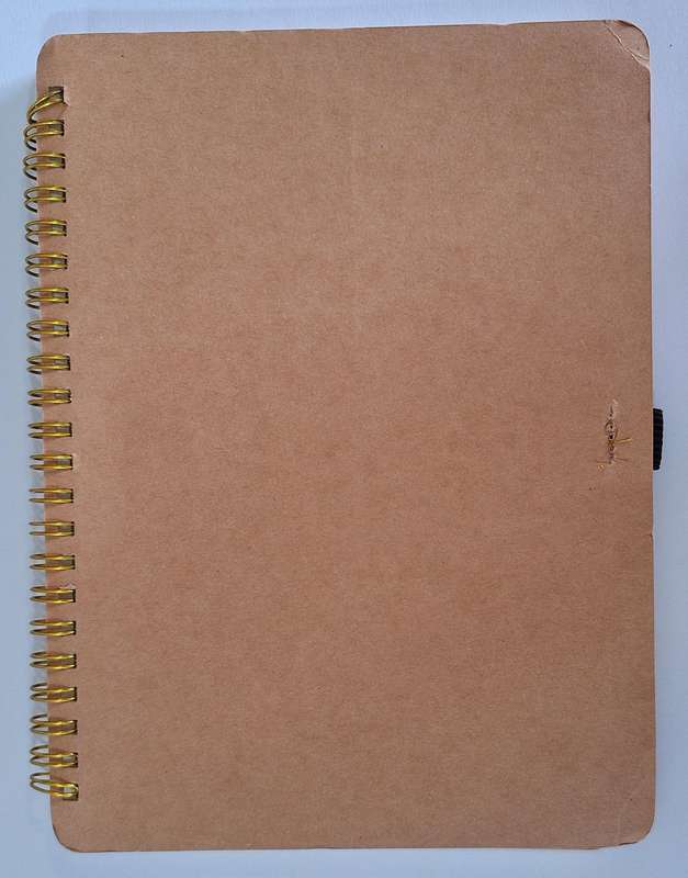 Red journal 80 pages A5 size