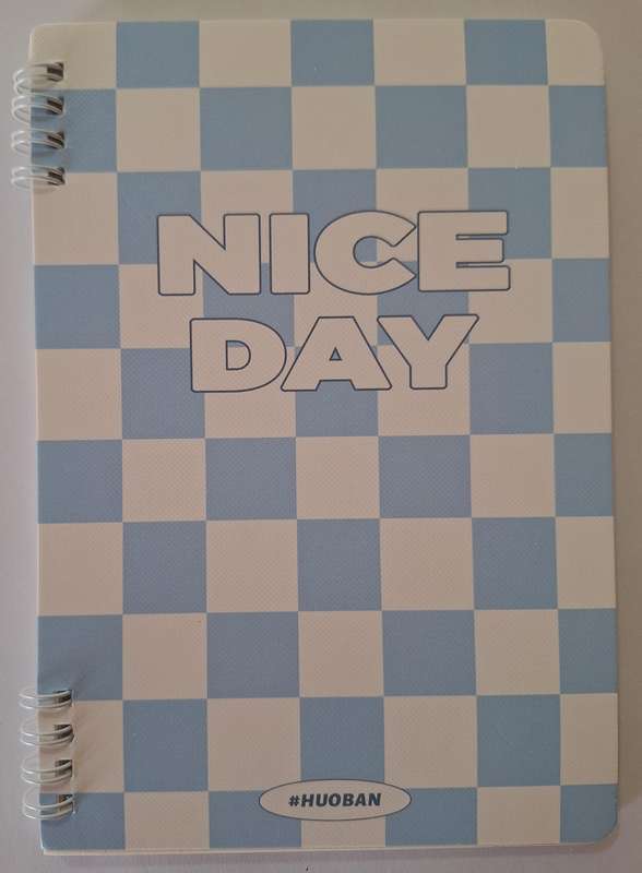 Blue and White journal 60 pages A5 size