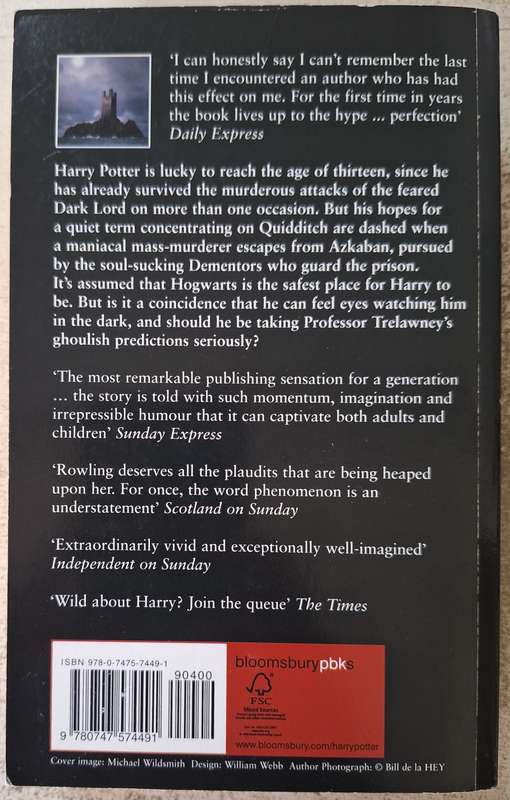 Harry Potter and the Prisoner of Azkaban by J.K. Rowling