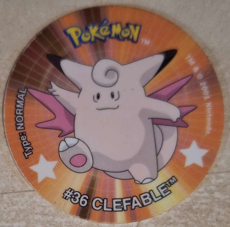 Pokemon Tazo Clefable