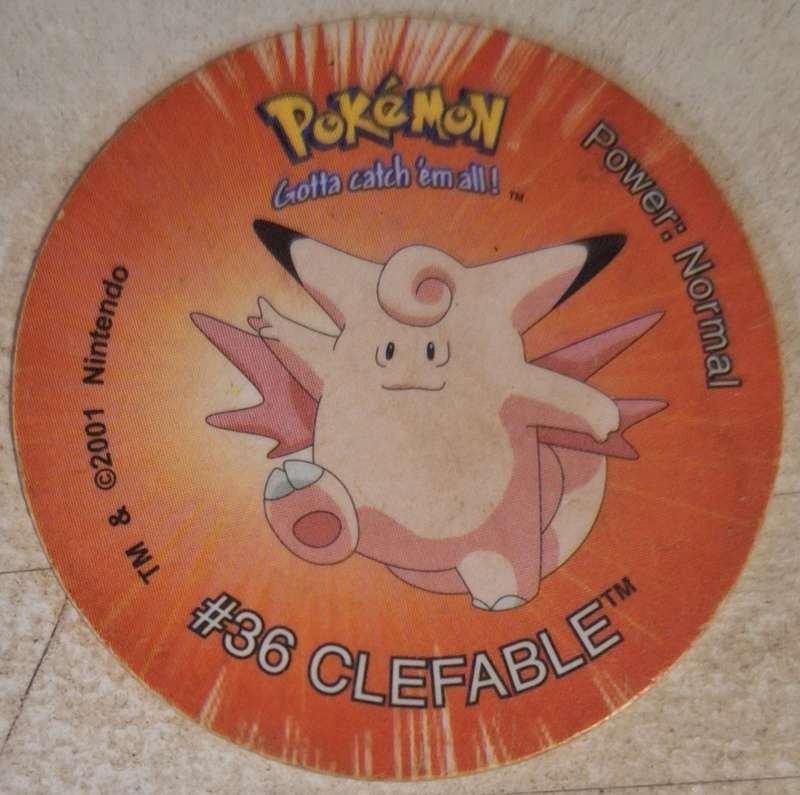Pokemon Tazo 3 Clefable