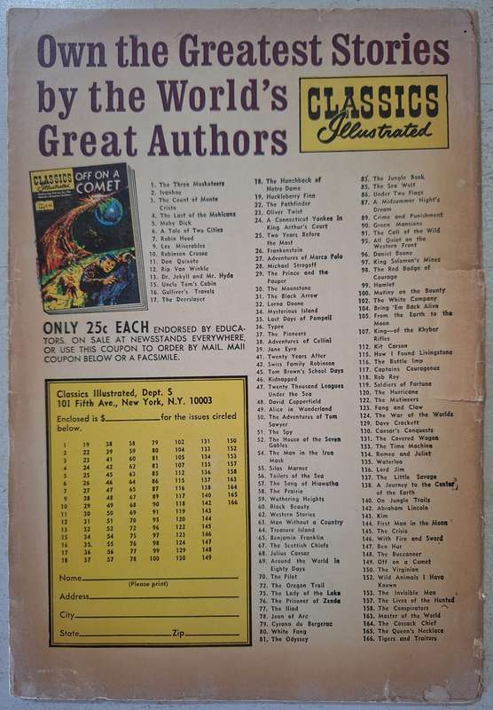 Classics Illustrated The Cossack Chief