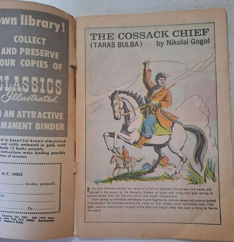 Classics Illustrated The Cossack Chief