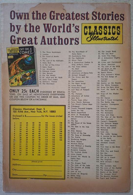 Classics Illustrated David Balfour