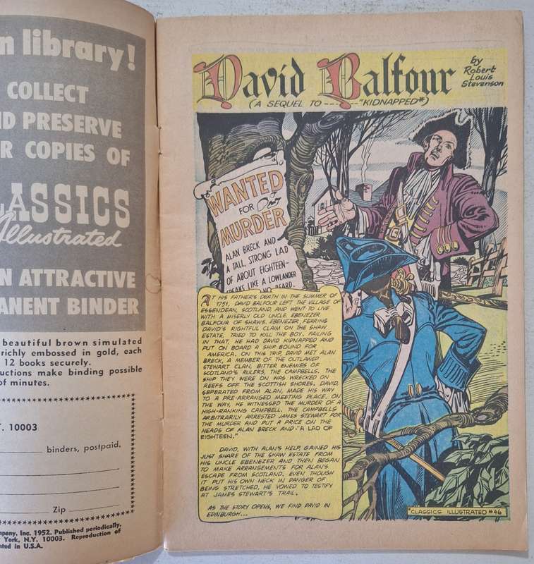 Classics Illustrated David Balfour