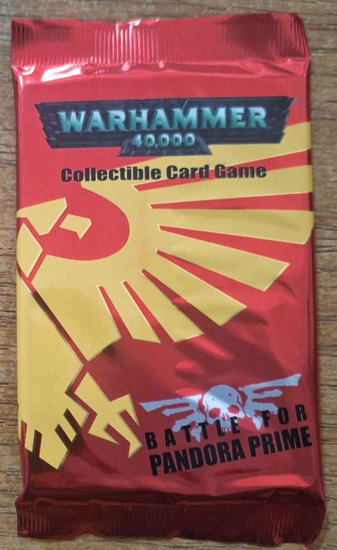 Warhammer 40,000 Battle for Pandora Prime card pack (2001)