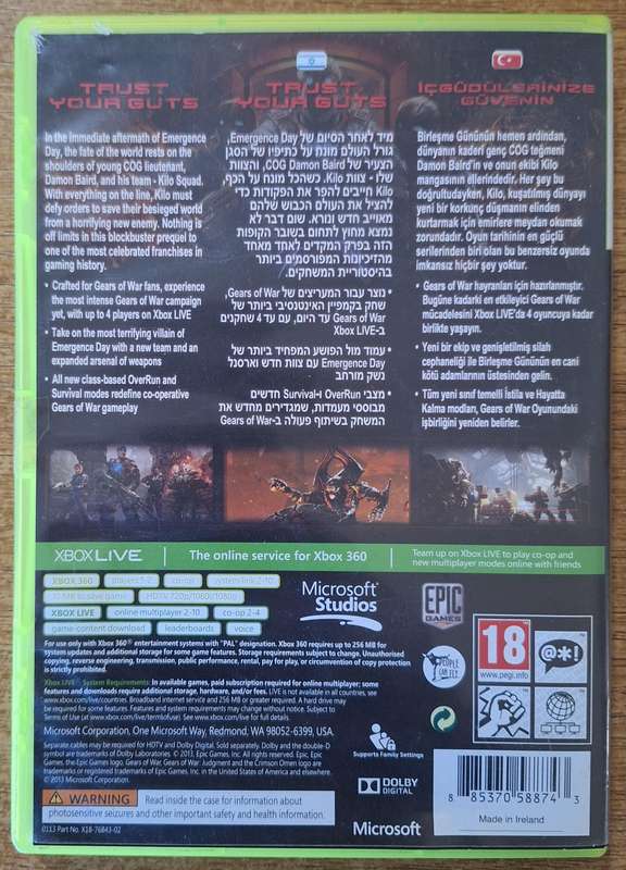 Gears of war Judgement