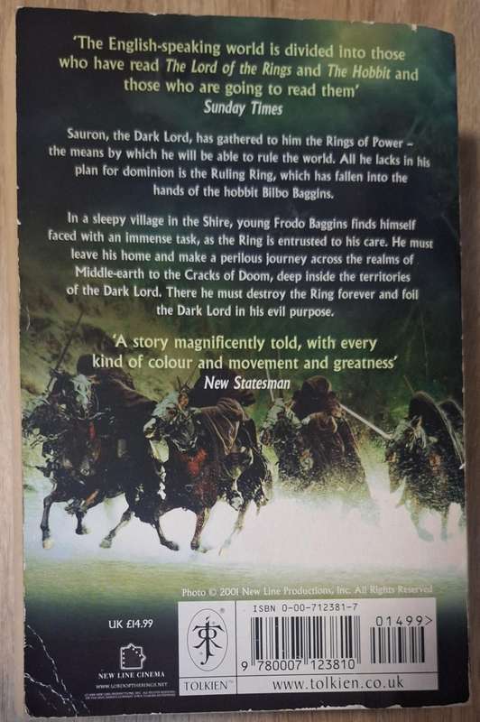 The Lord of the Rings trilogy by J.R.R. Tolkien
