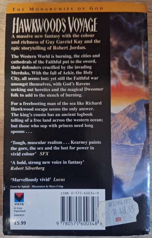 Hawkwood's Voyage by Paul Kearney