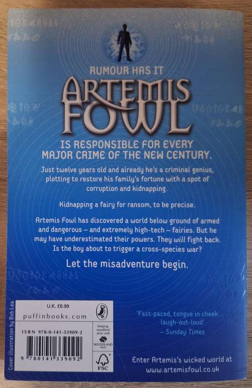 Artemis Fowl by Eoin Colfer