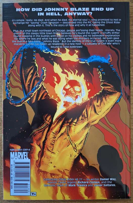 Ghost Rider: The Life & Death of Johnny Blaze Graphic Novel