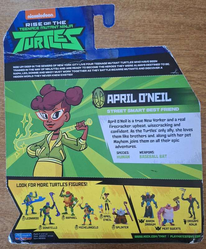 Rise of the Teenage Mutant Ninja Turtles April O' Neil Action Figure