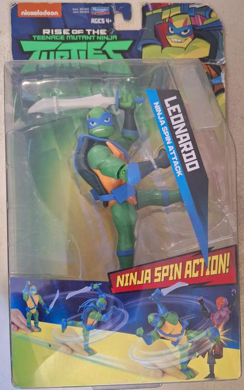 Rise of the Teenage Mutant Ninja Turtles Leonardo Ninja Spin Attack