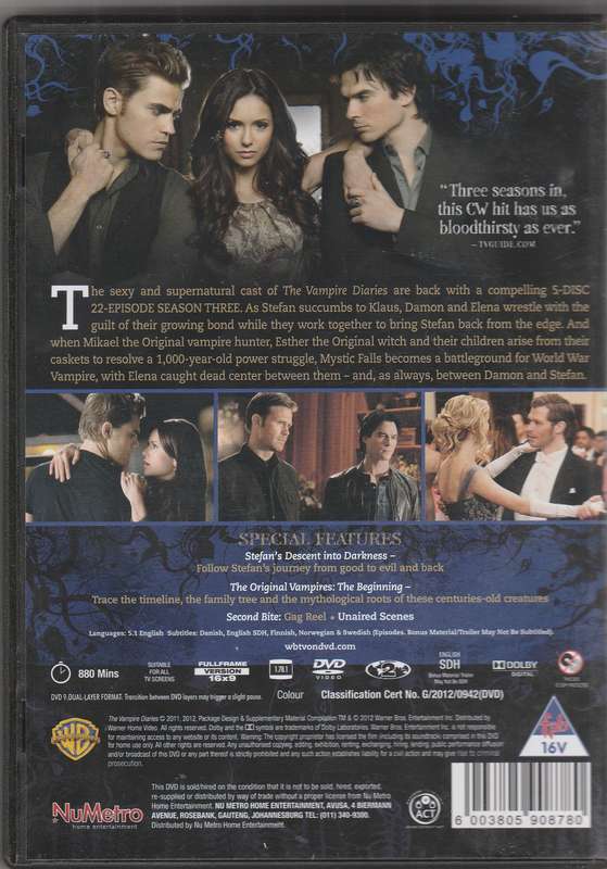 The Vampire Diaries the complete third season