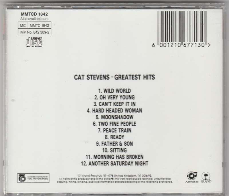 Cat Stevens greatest hits