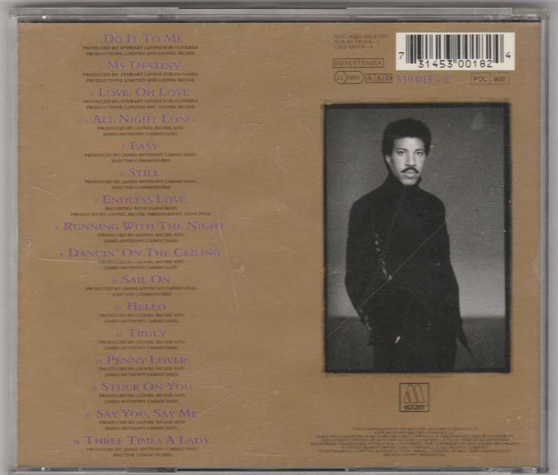 Lionel Richie Back to front